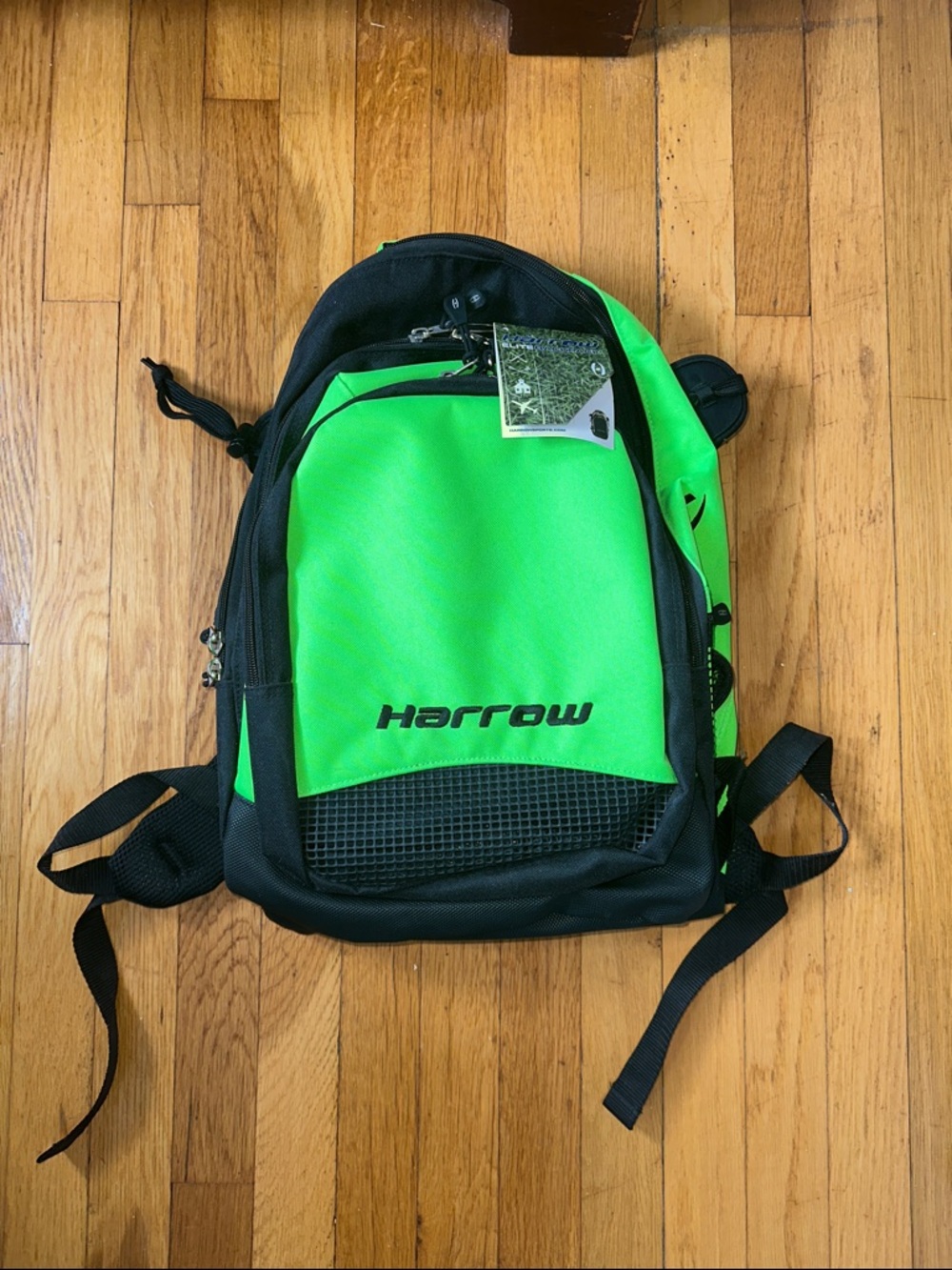 Arrow Neon Green and Black Performance Backpack